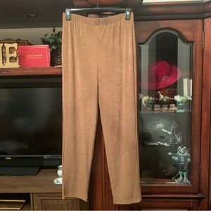Chico’s Travelers Collection Pants Women’s 1 Medium Pull-on (US 8-10R) Brown